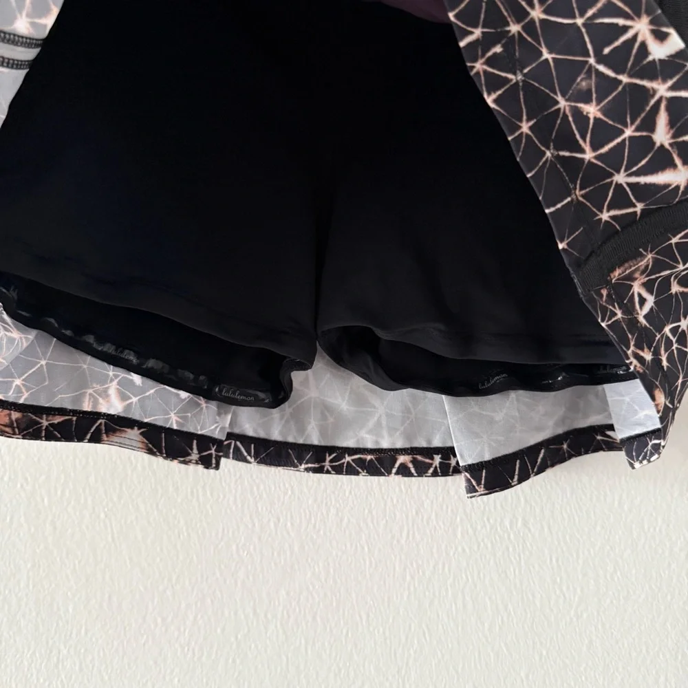 Lululemon Pace Rival Skirt II *4-way Stretch  Star Crushed Black Cherry Size 4